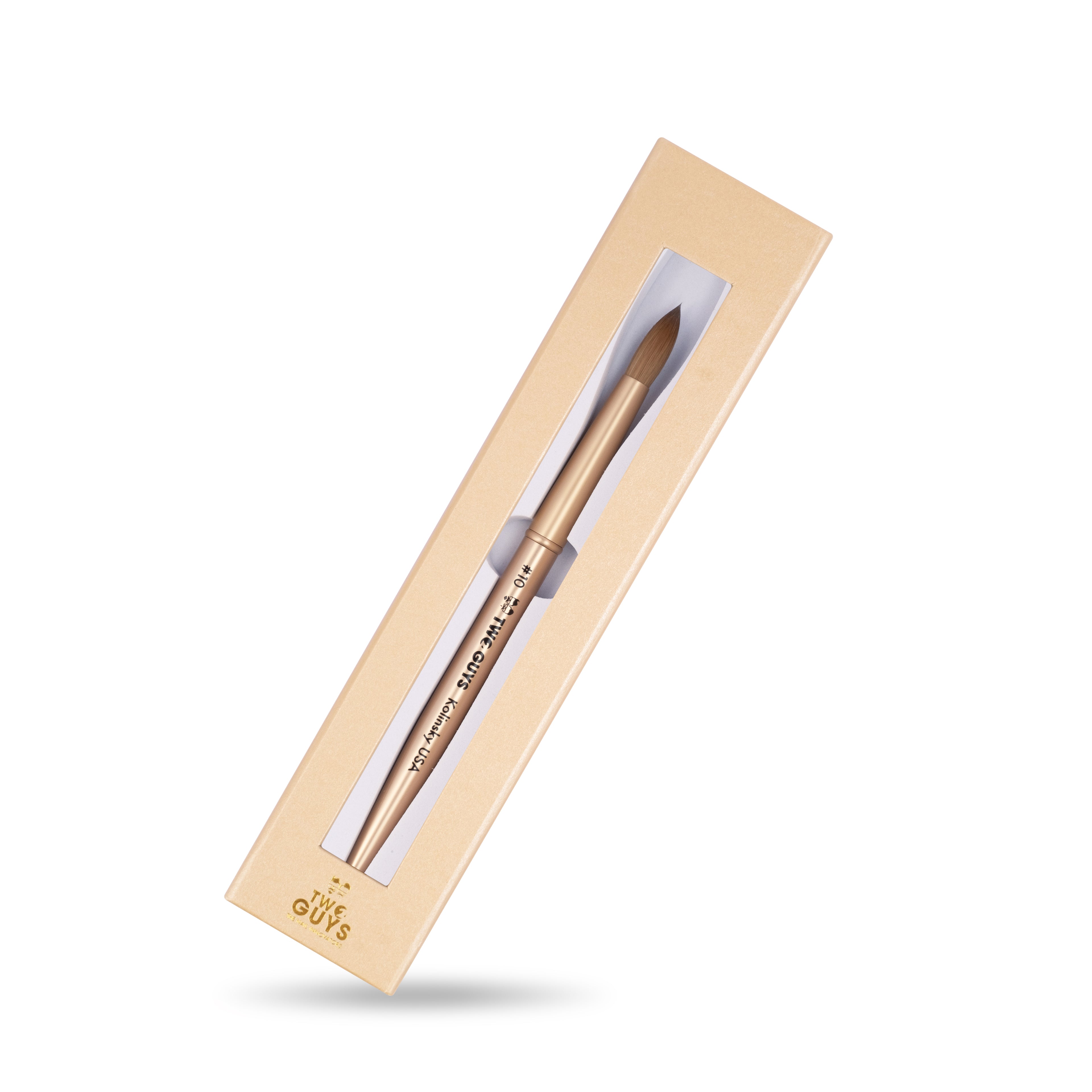 Pincel Kolinsky - Tamaño 10 (Dorado)