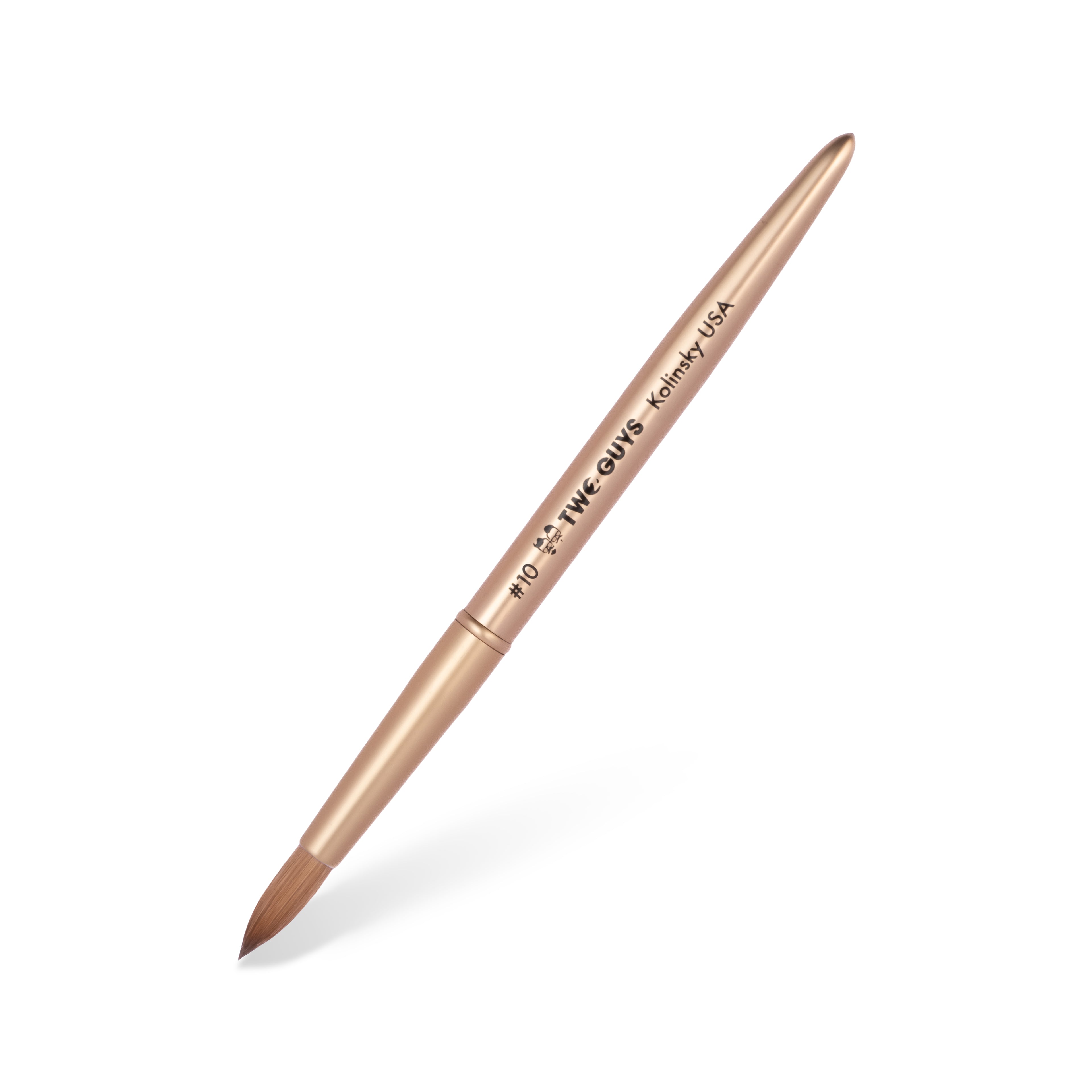 Pincel Kolinsky - Tamaño 10 (Dorado)