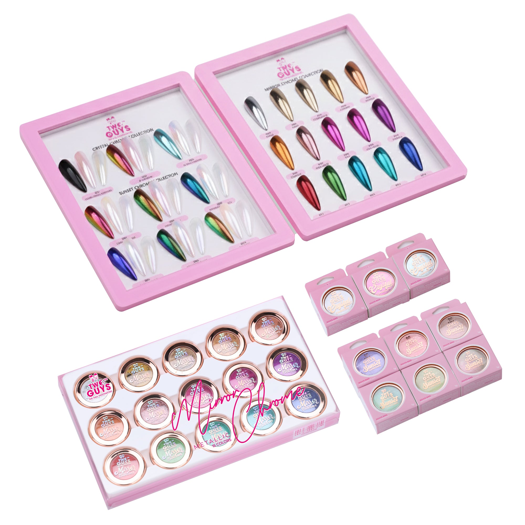 CHROME POWDER - Full Collection + FREE Color Book