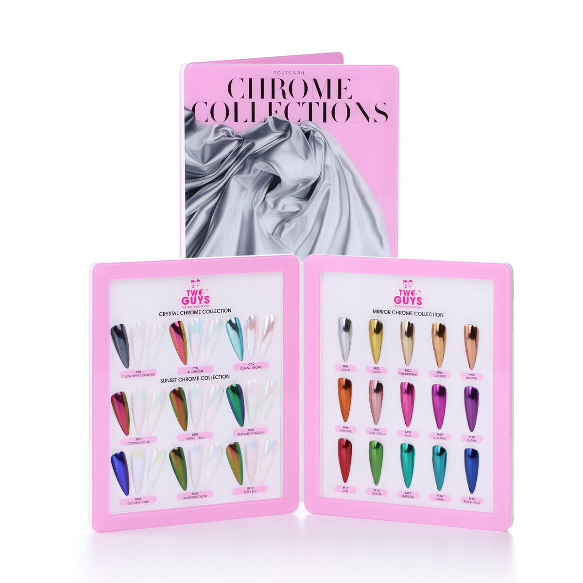 Colección CROMO METALIZADO ESPEJO (15 colores)