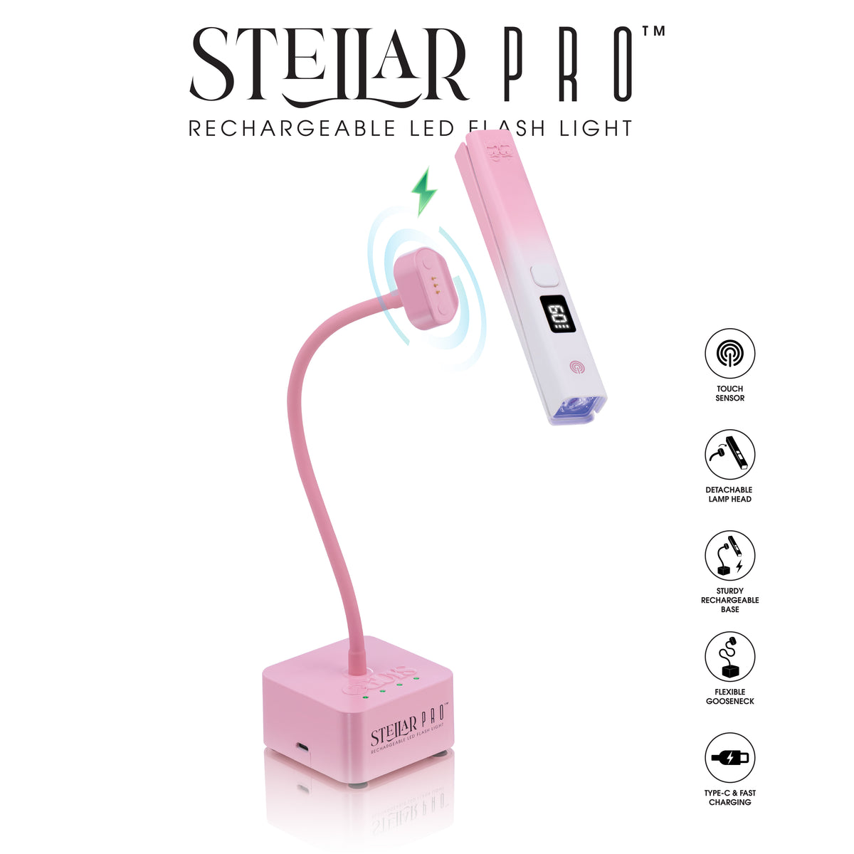 STELLAR PRO - Linterna LED recargable