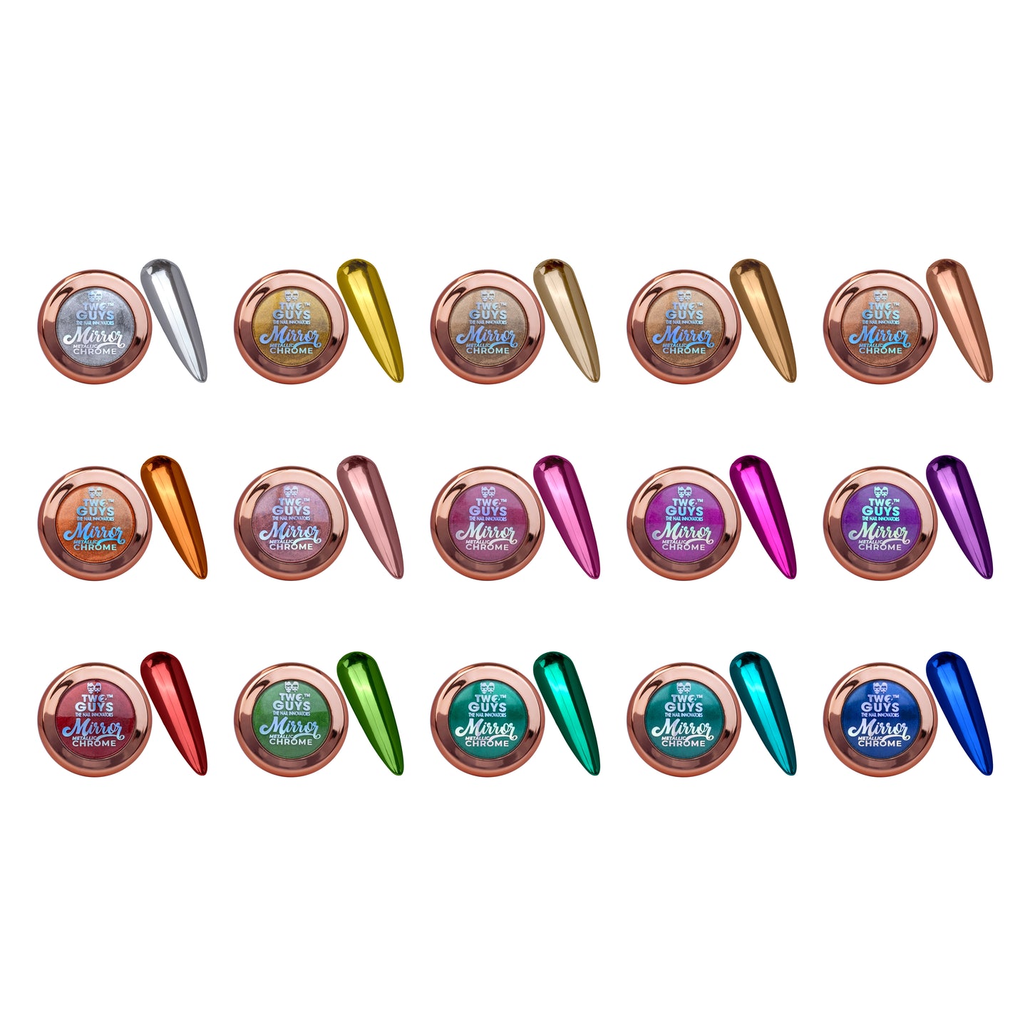 MIRROR METALLIC CHROME Collection (15 colors)