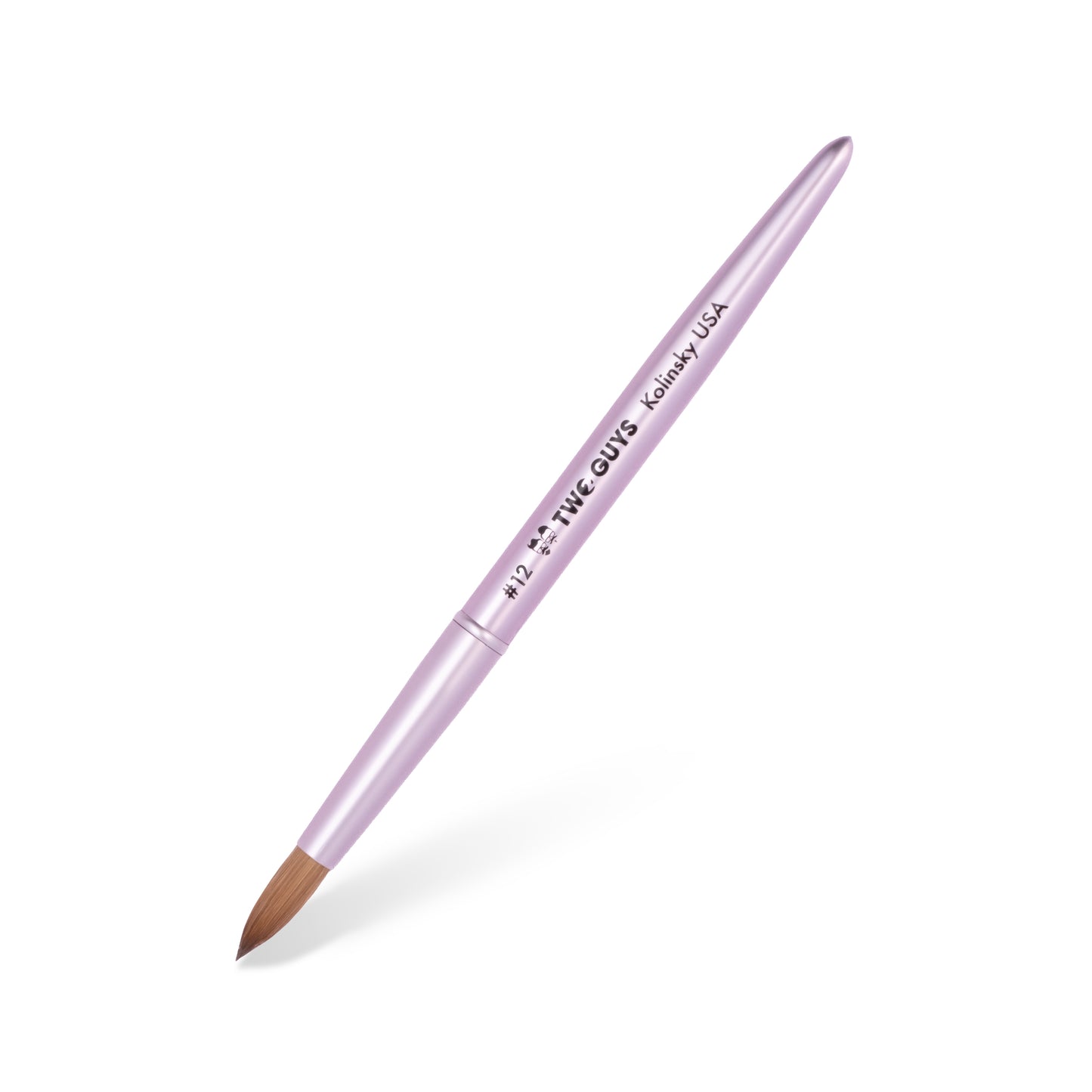 Kolinsky Brush - Size 12 (Pink)