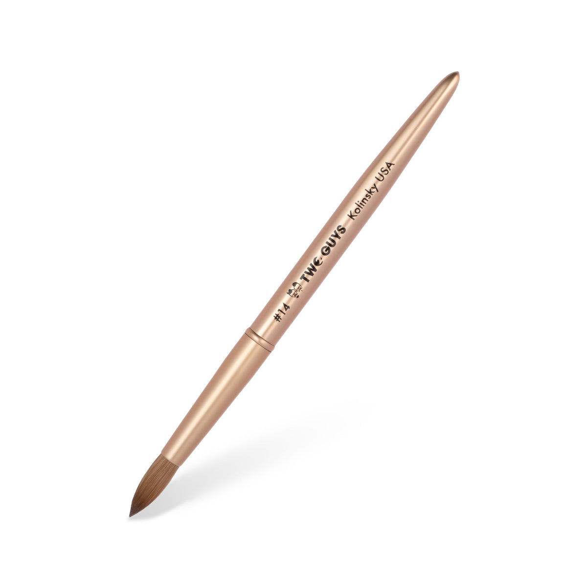 Kolinsky Brush - Size 14 (Gold)