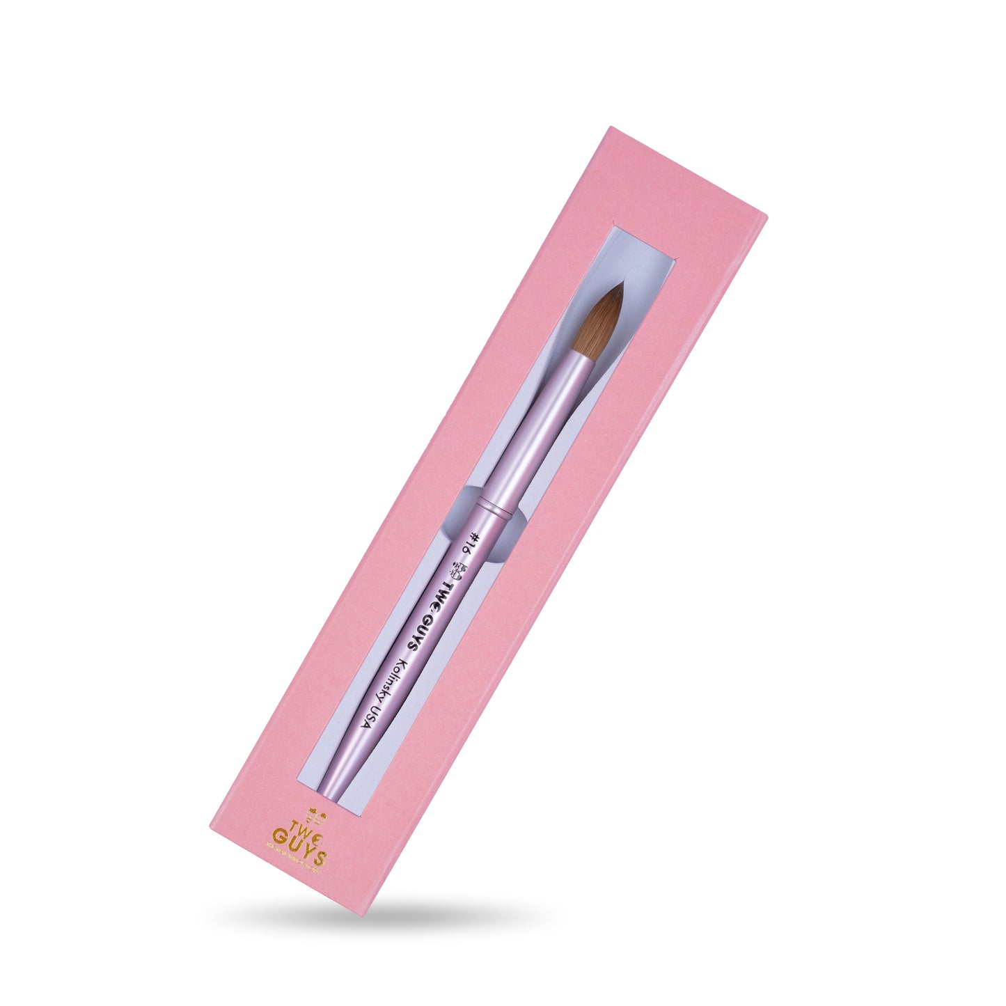 Kolinsky Brush - Size 16 (Pink)