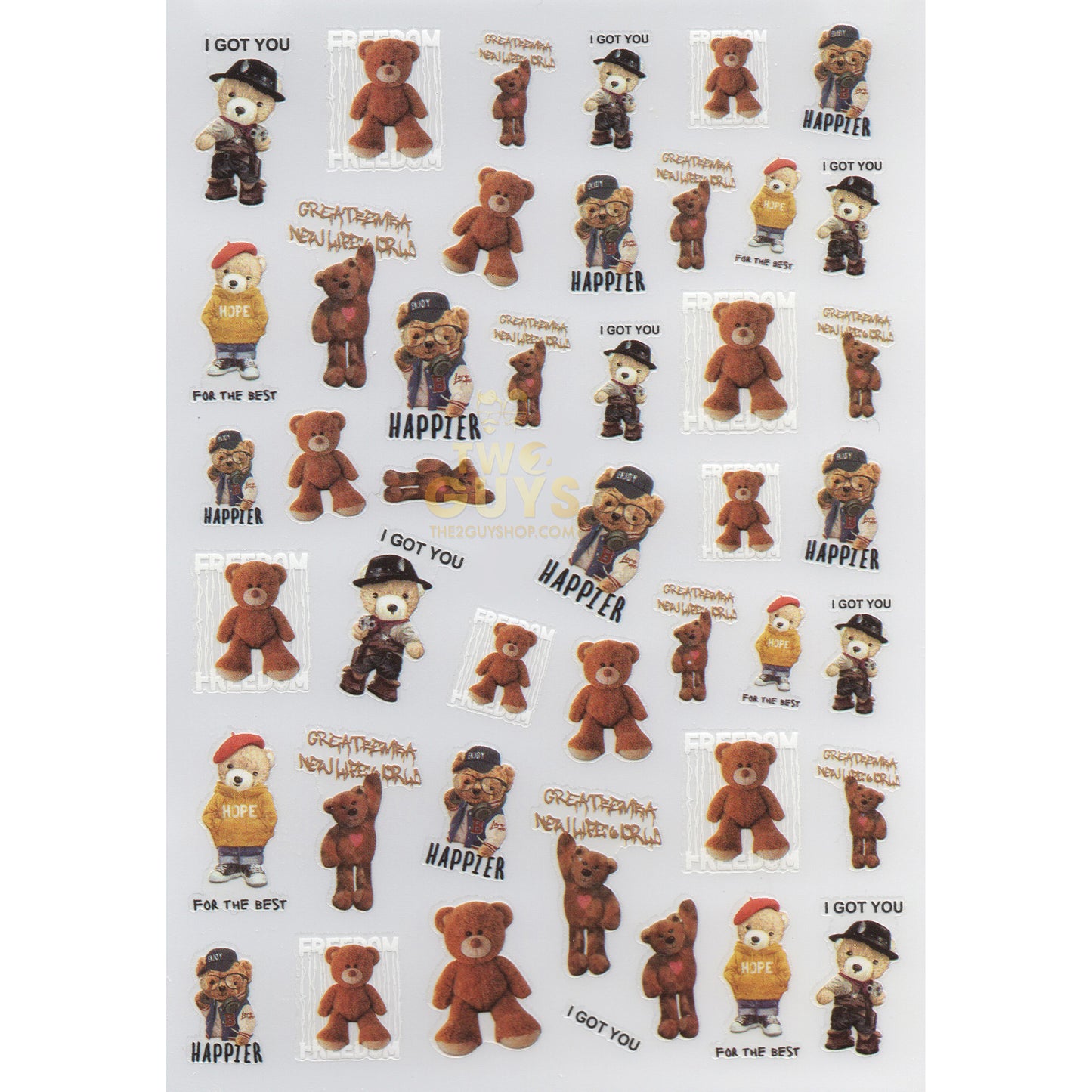 Lovely Teddy Bear Sticker