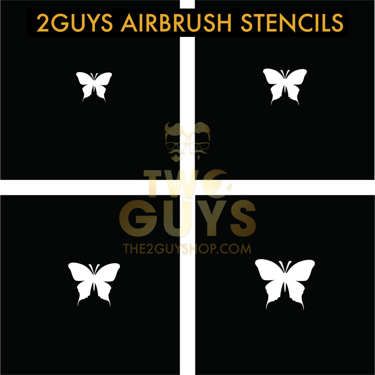 Plantillas para aerógrafo Butterfly 1