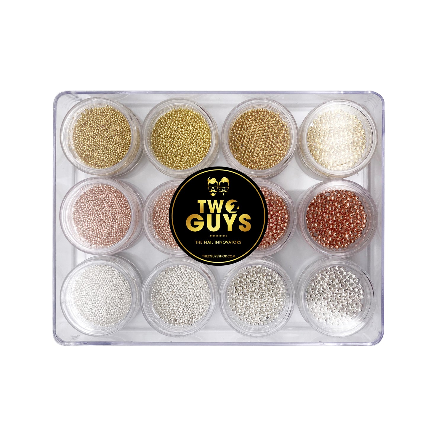 Metal Caviar Beads (4 size - 3 colors)