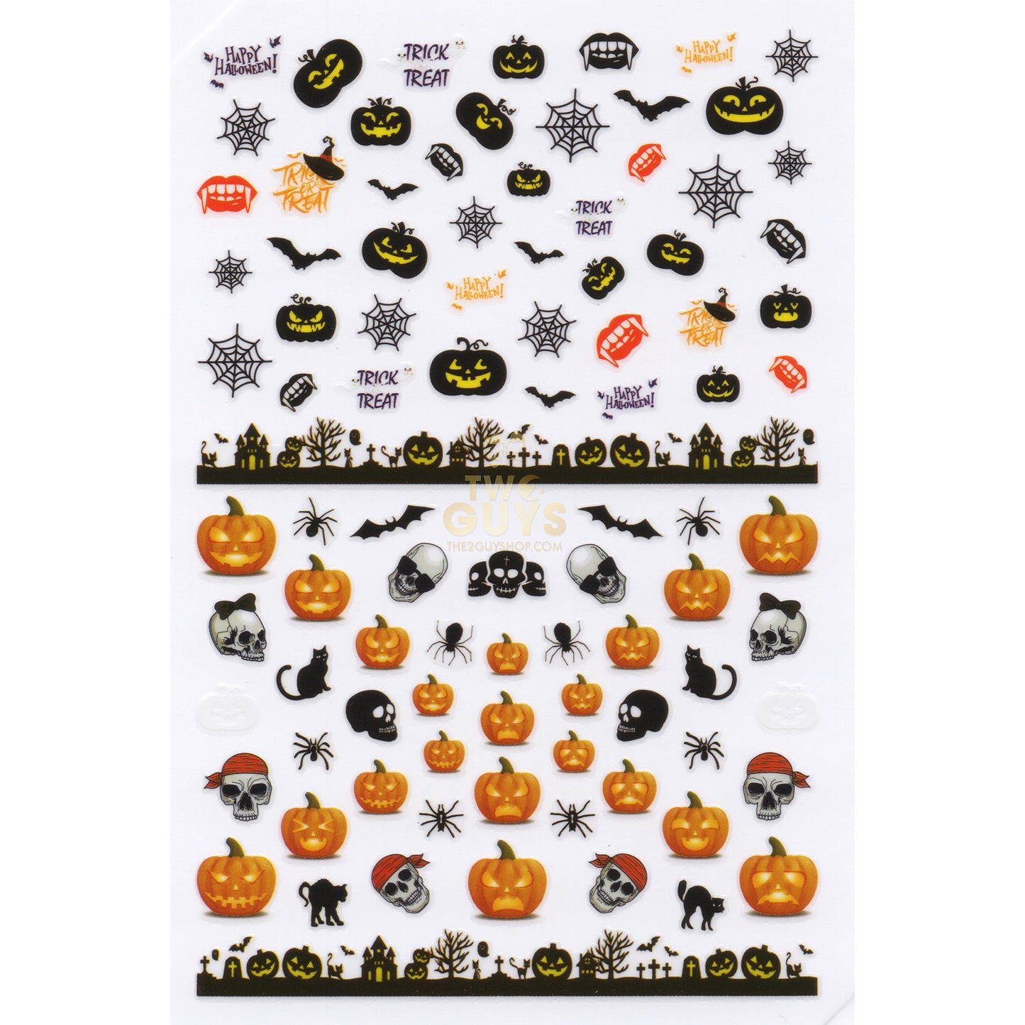 Halloween Stickers Set (11 designs)