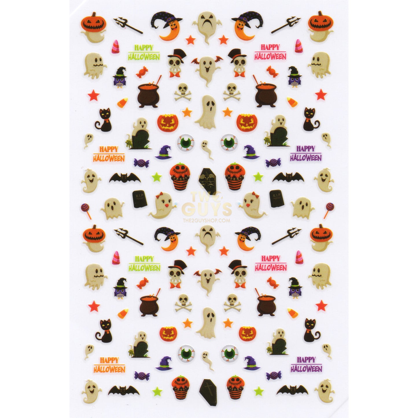 Halloween Stickers Set (11 designs)