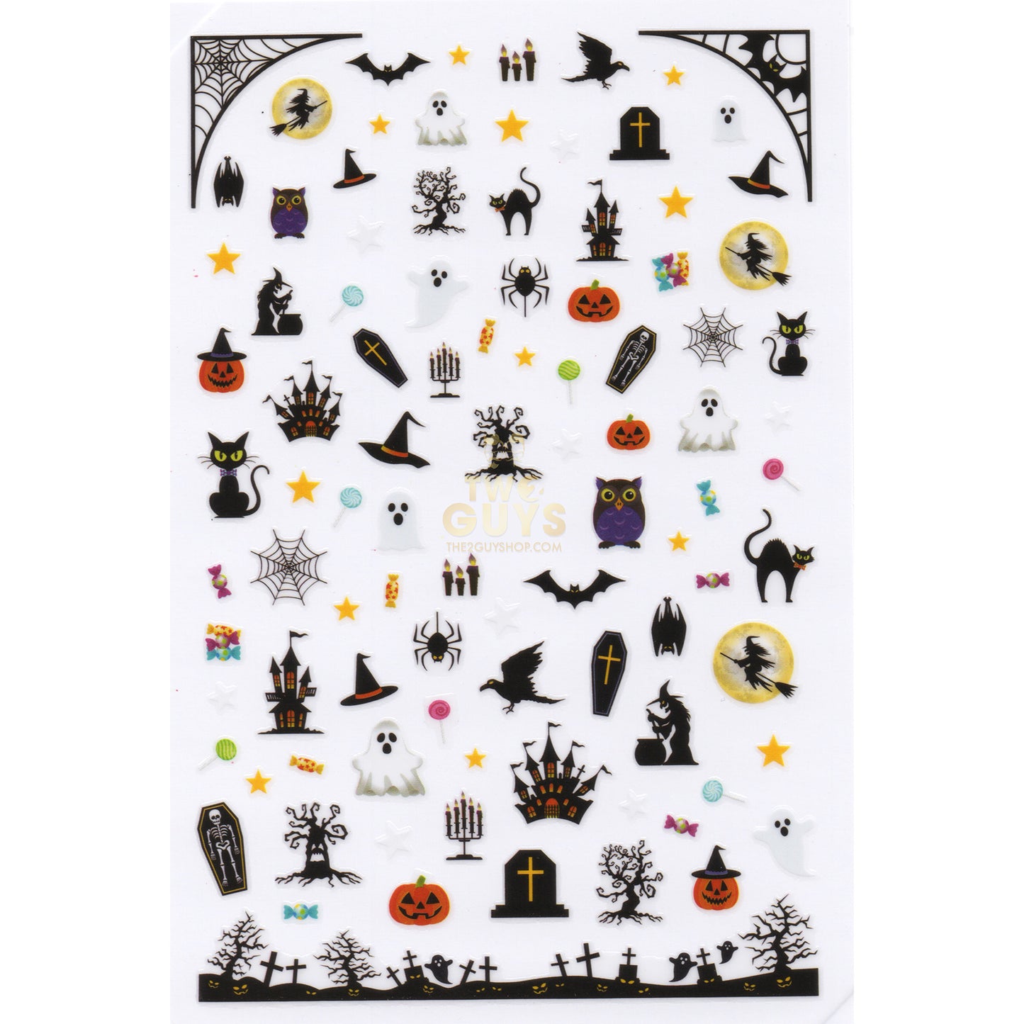 Halloween Stickers Set (11 designs)