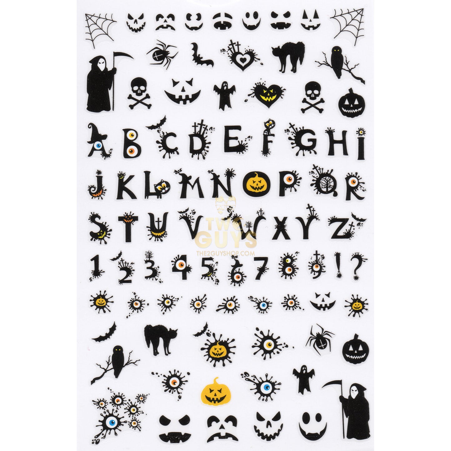 Halloween Stickers Set (11 designs)