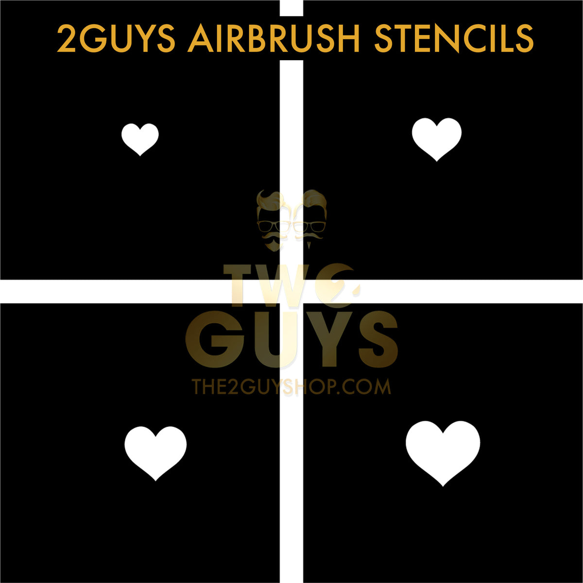 Heart Airbrush Stencils