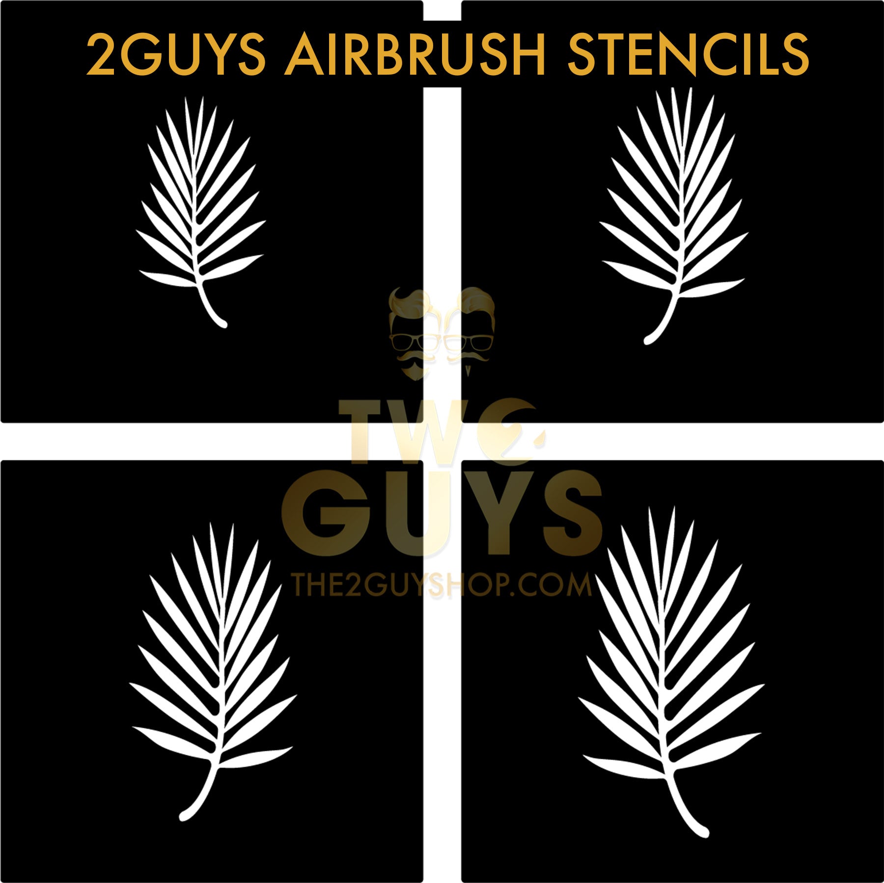 Palm Leave 1 Airbrush Stencils