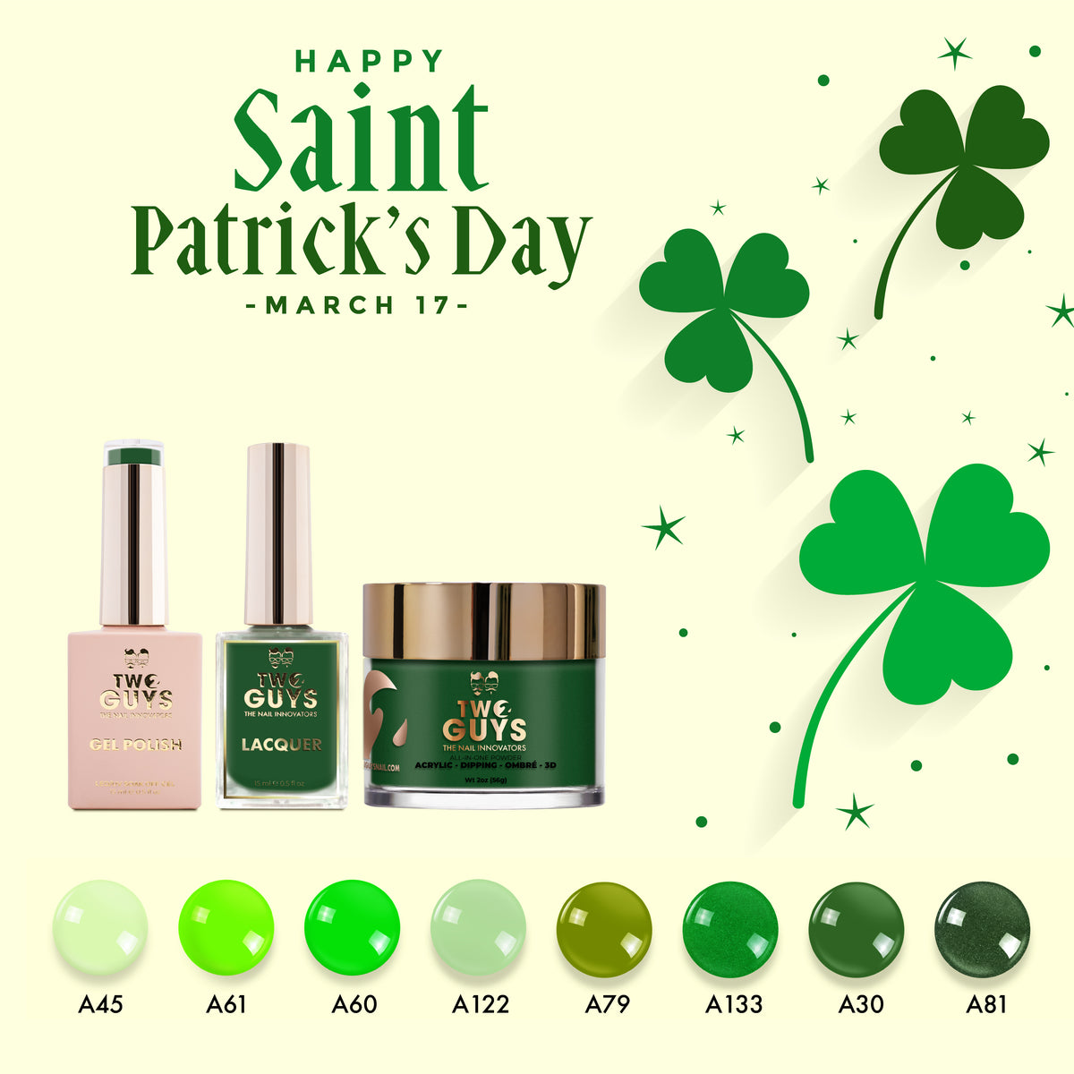 Día de San Patricio - Colección TRIO (8 colores)