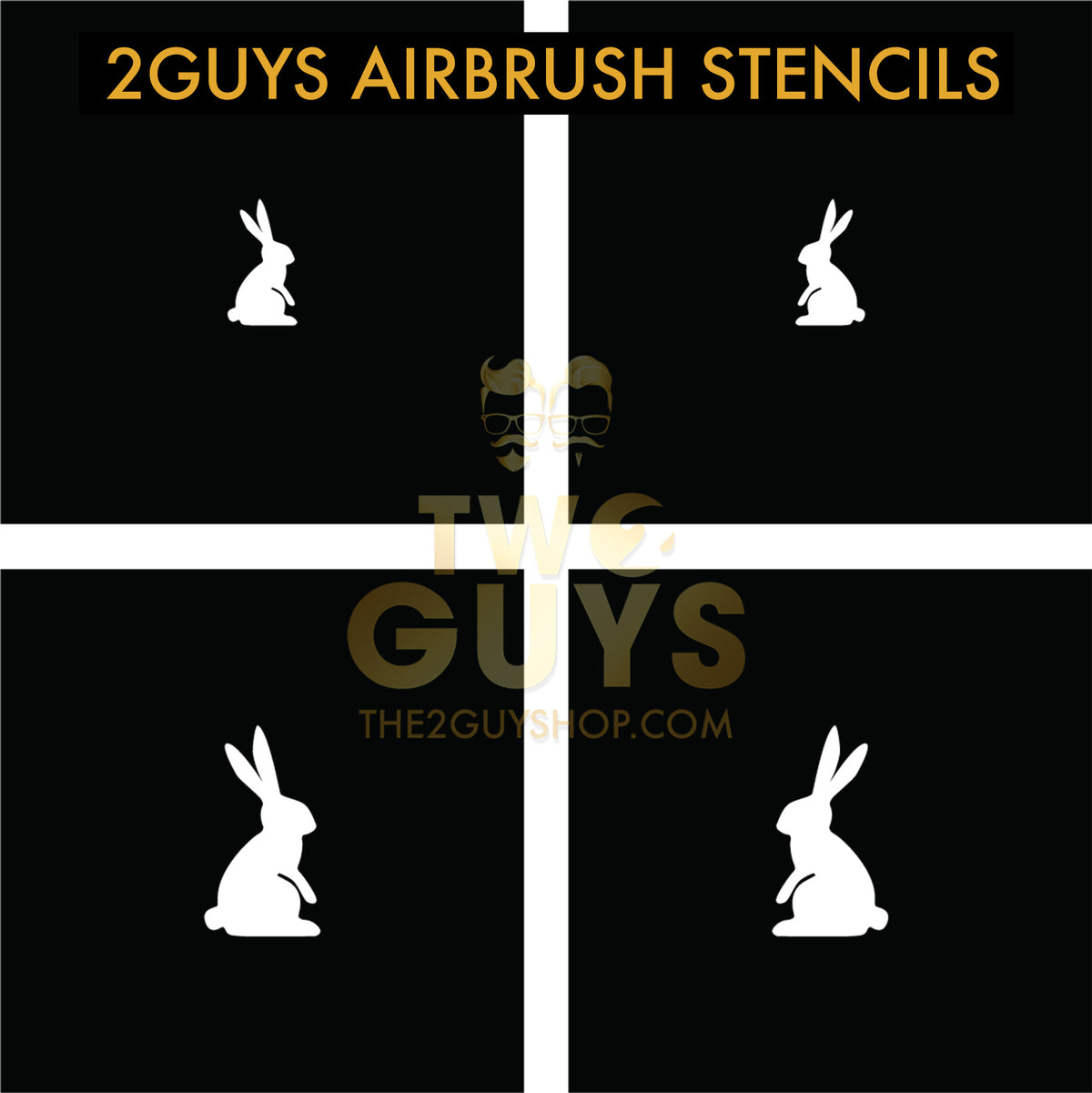 2GUYS Airbrush Stencils Collection (20 styles)