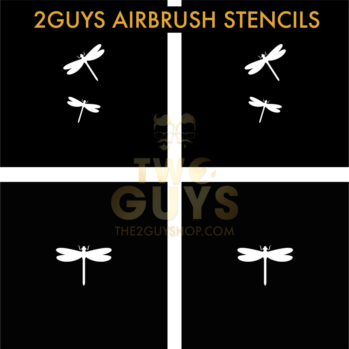 Dragonfly Airbrush Stencils