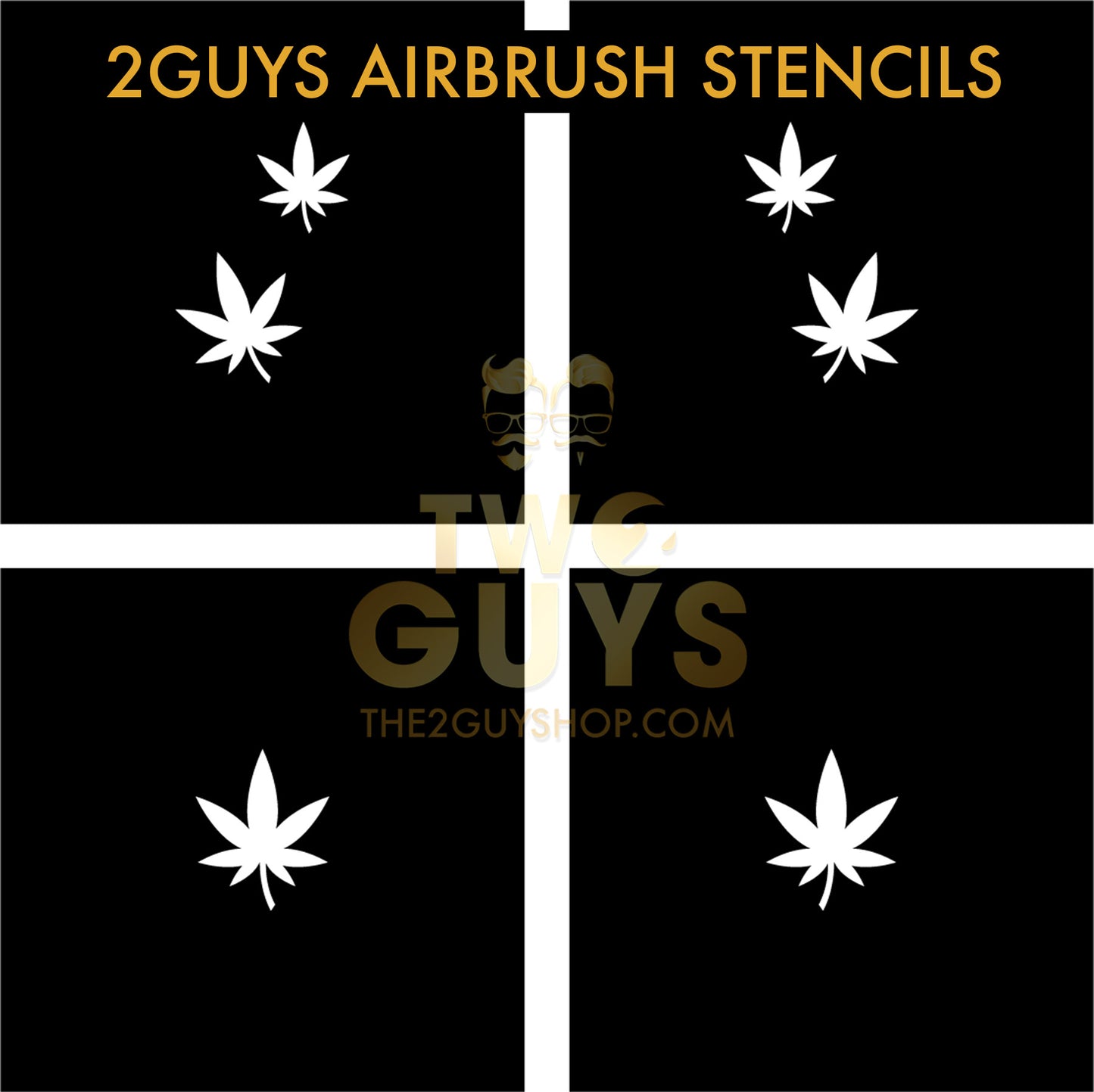 Weed Airbrush Stencils