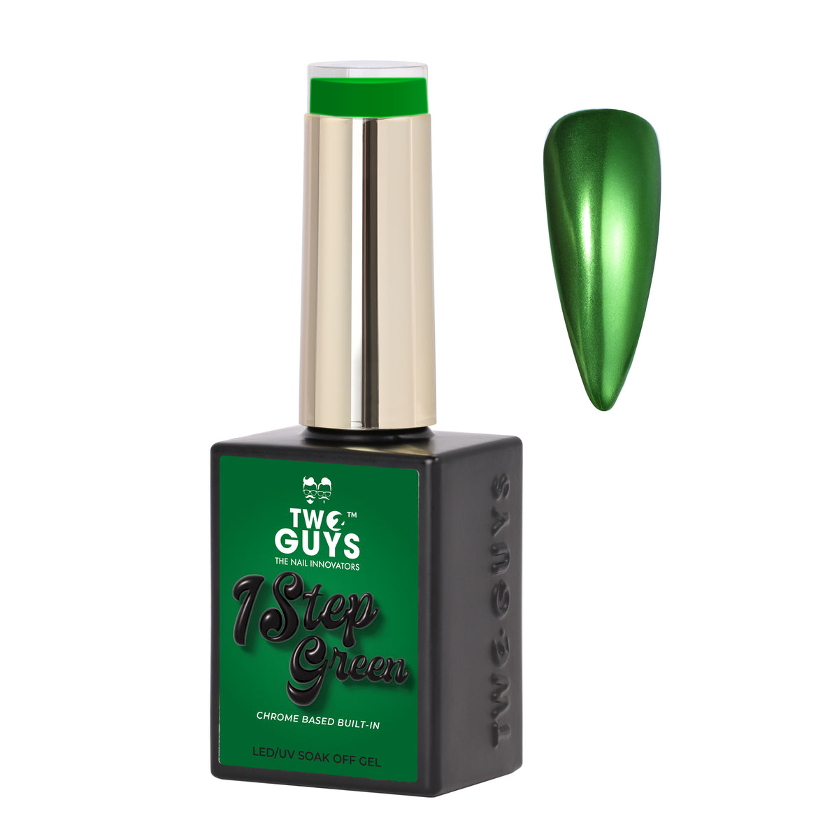 Esmalte en gel negro de 1 paso