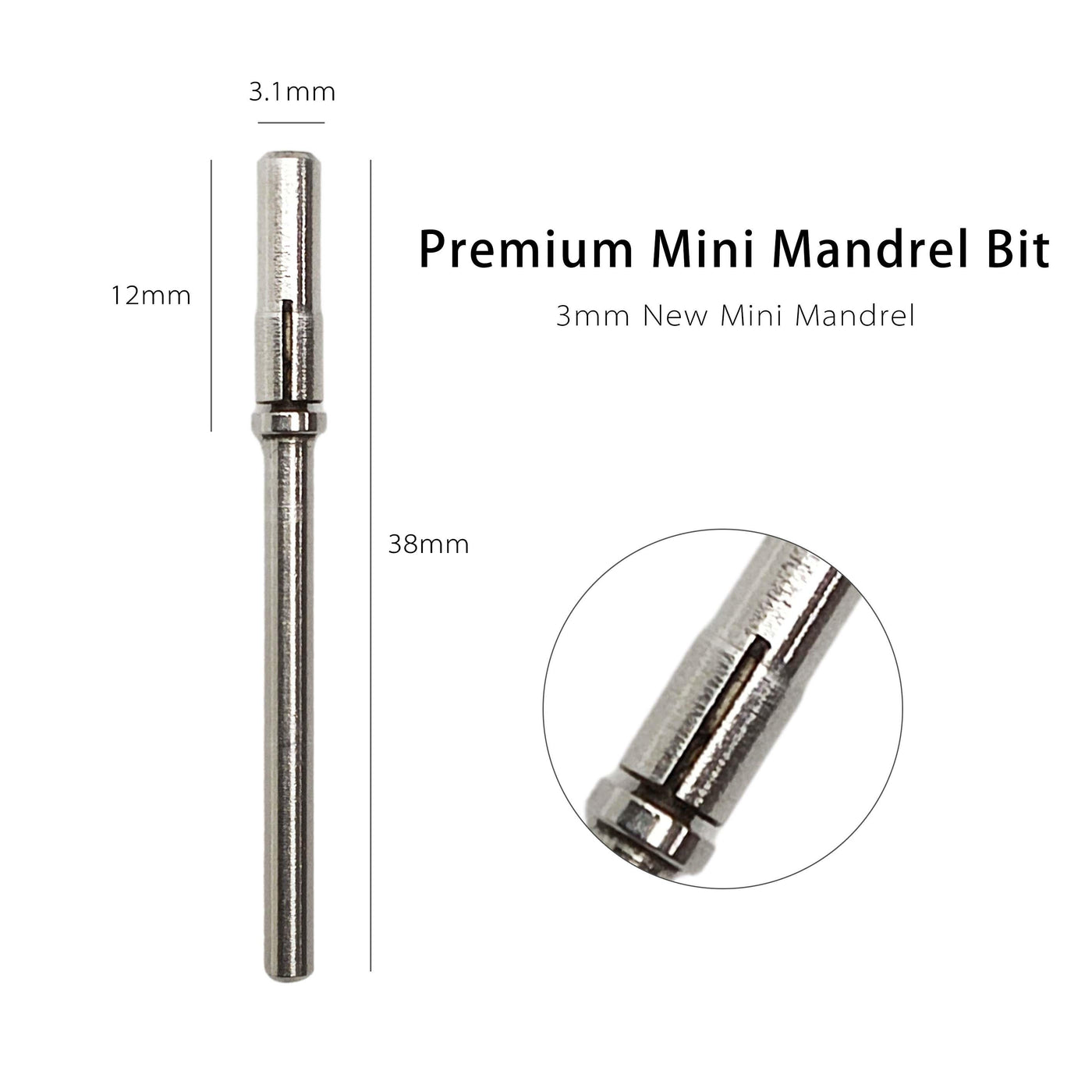 Broca de mandril mini premium