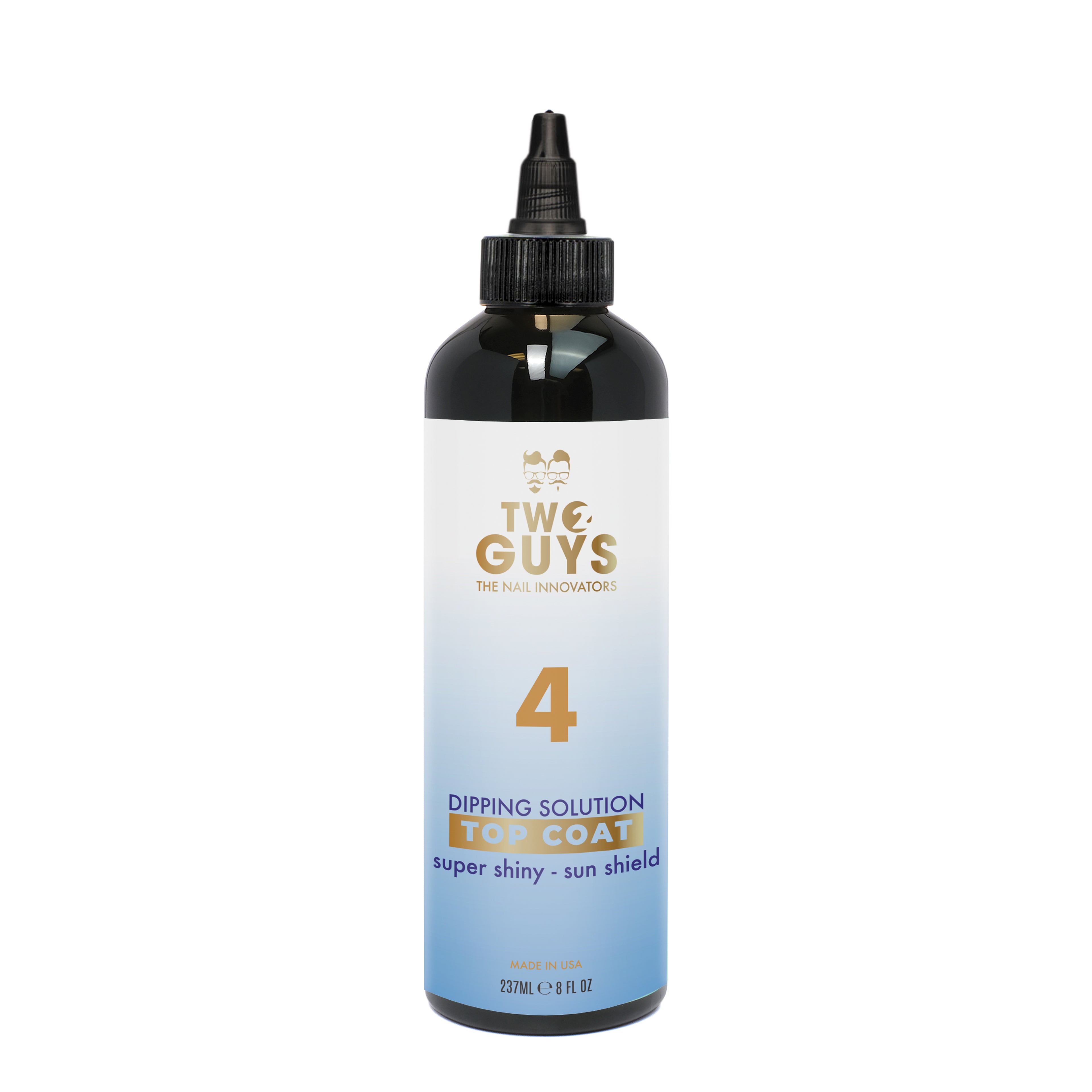 #4 TOP COAT - Repuesto de solución de inmersión 8 oz