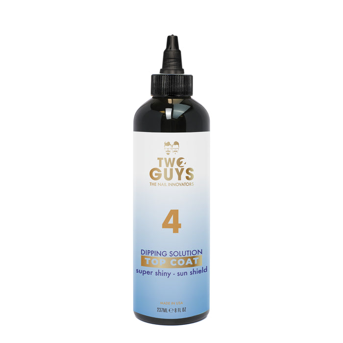 #4 TOP COAT - Repuesto de solución de inmersión 8 oz