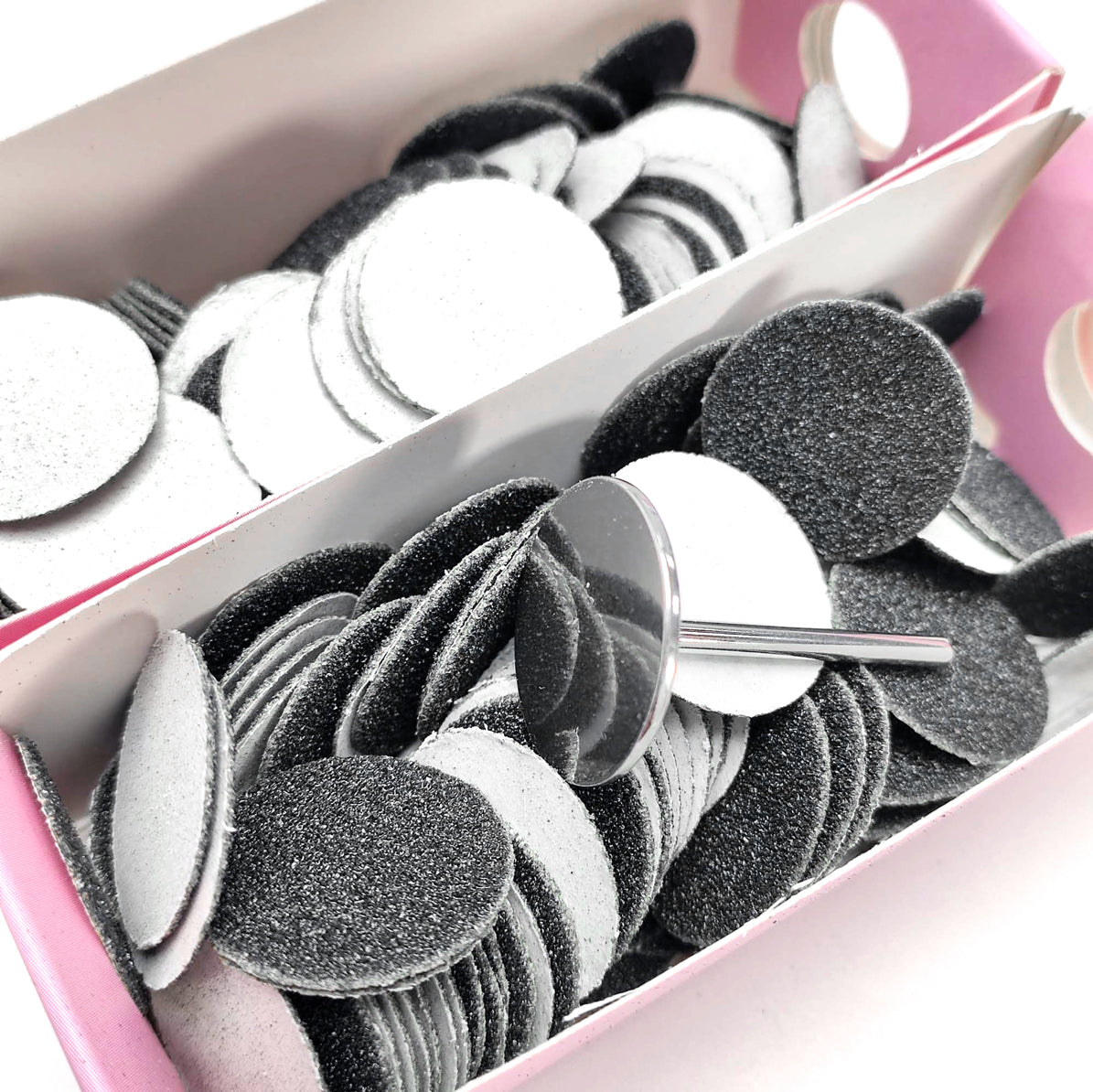 FRESA DE DISCO PARA UÑAS + PAPEL DE LIJA