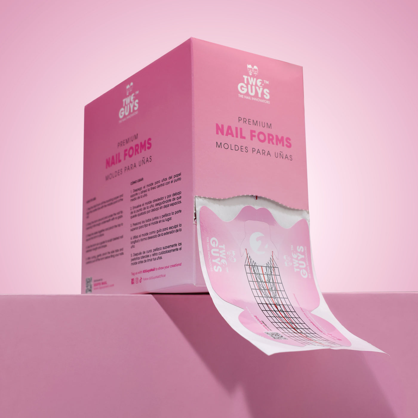 Moldes de uñas premium (500 piezas)
