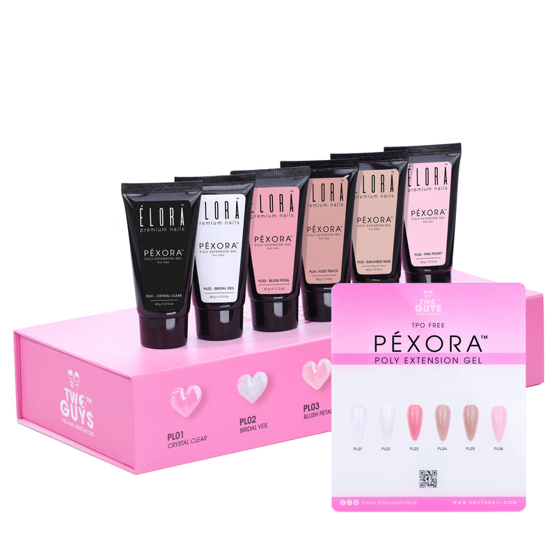 PÉXORA GEL™ TPO FREE Collection (6 Colors + FREE Color chart)