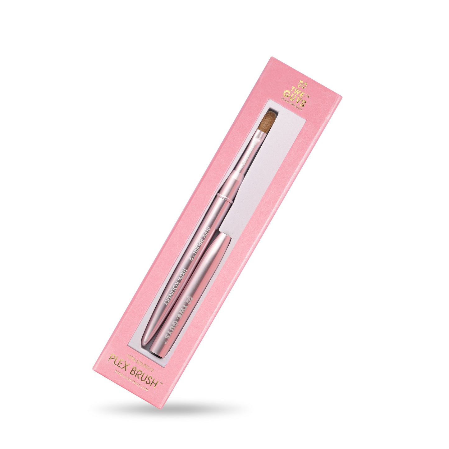 PLEX BRUSH #2 - Kolinsky Brush (PINK)