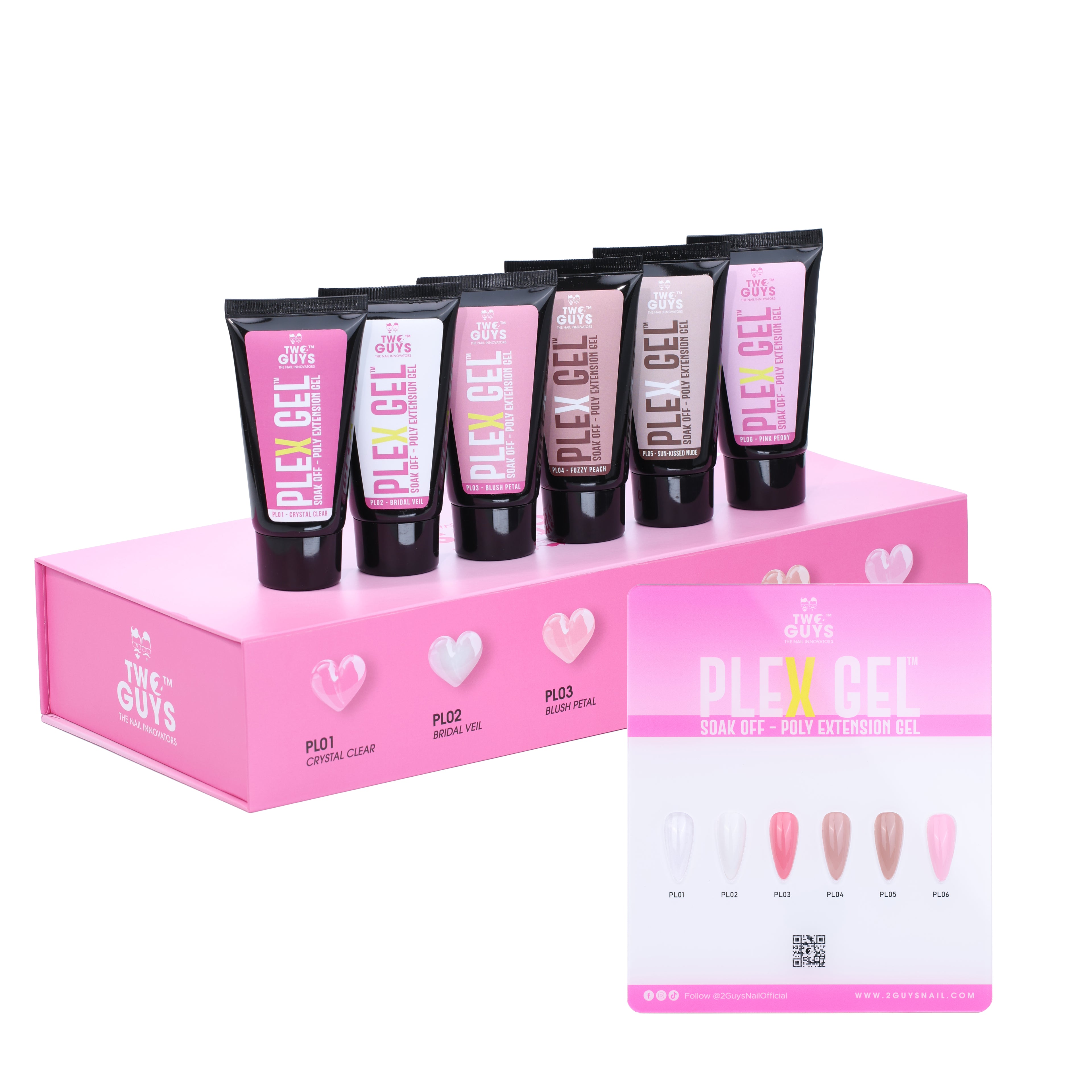 PLEX GEL™ TPO FREE Collection (6 Colors + FREE Color chart)
