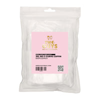 Refill 3XL No C-curve Coffin Tips (#4-5-6-7 | 600pcs/bag)
