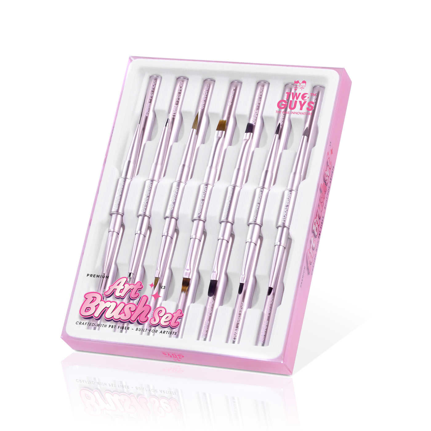 Juego de pinceles Supreme Nail Art (6 estilos, 12 usos)
