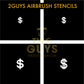 2GUYS Airbrush Stencils Collection (20 styles)