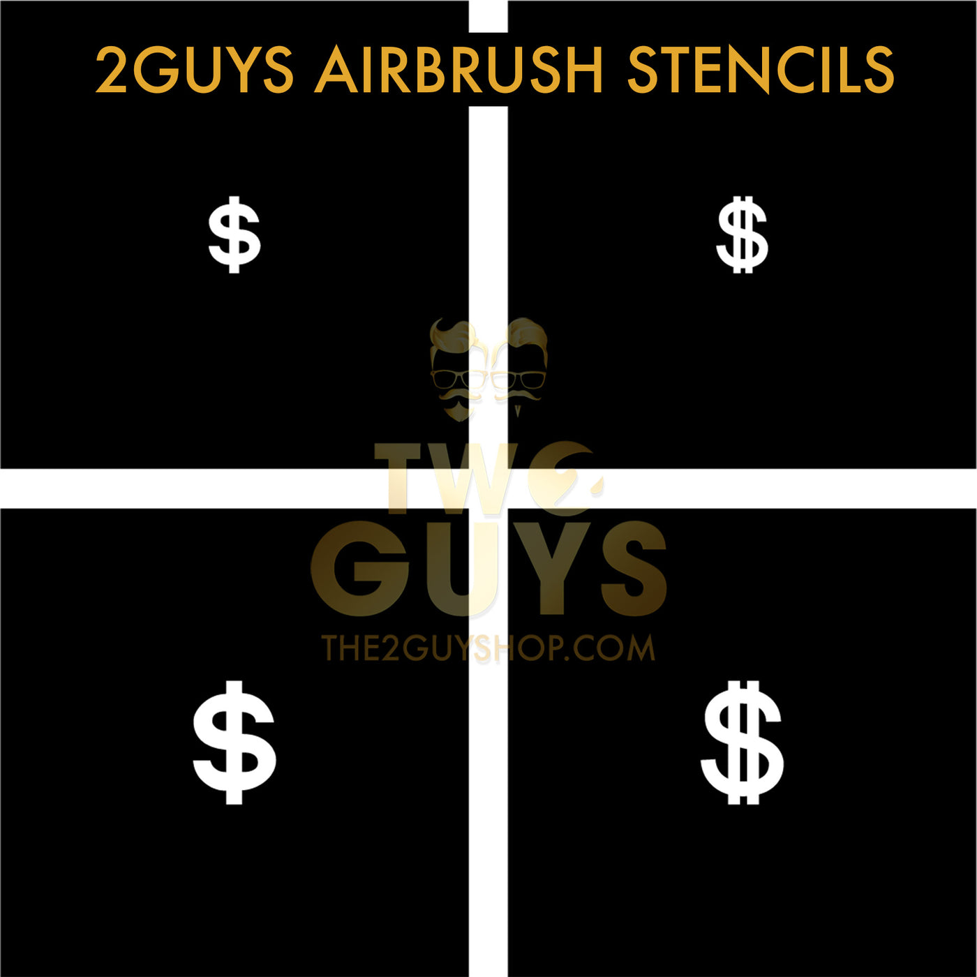 2GUYS Airbrush Stencils Collection (20 styles)