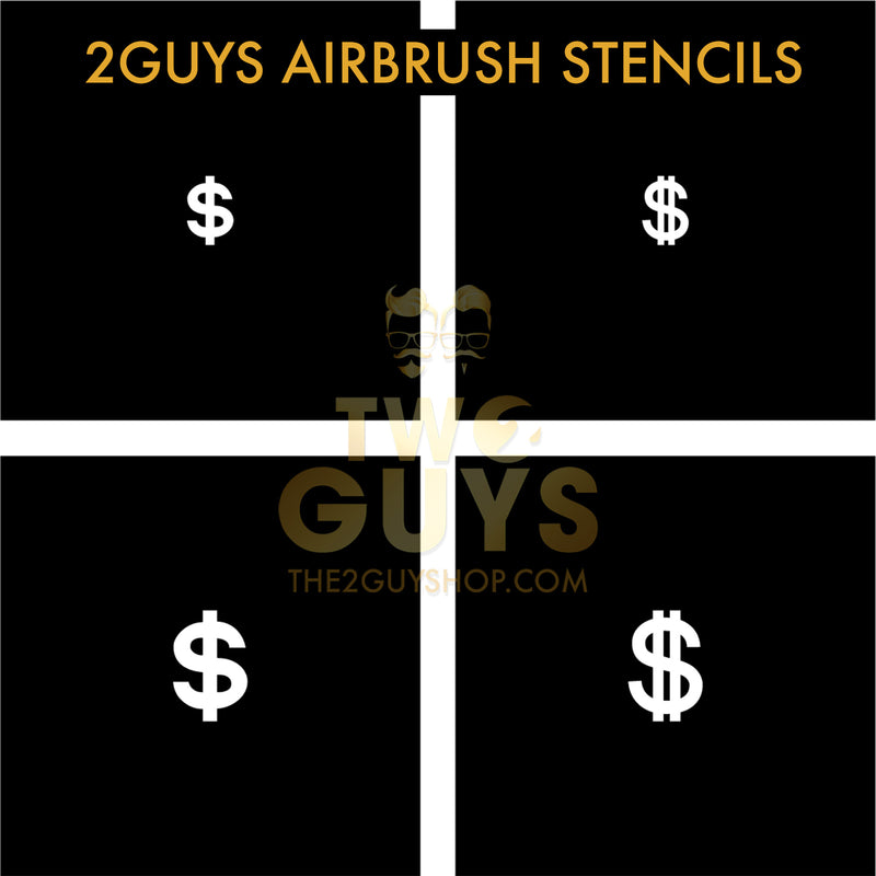 Colección de plantillas para aerógrafo 2GUYS (20 estilos)