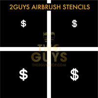 Money Airbrush Stencils