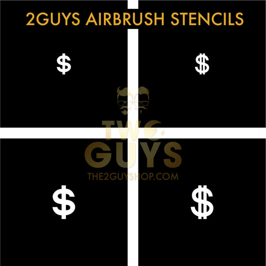 Money Airbrush Stencils