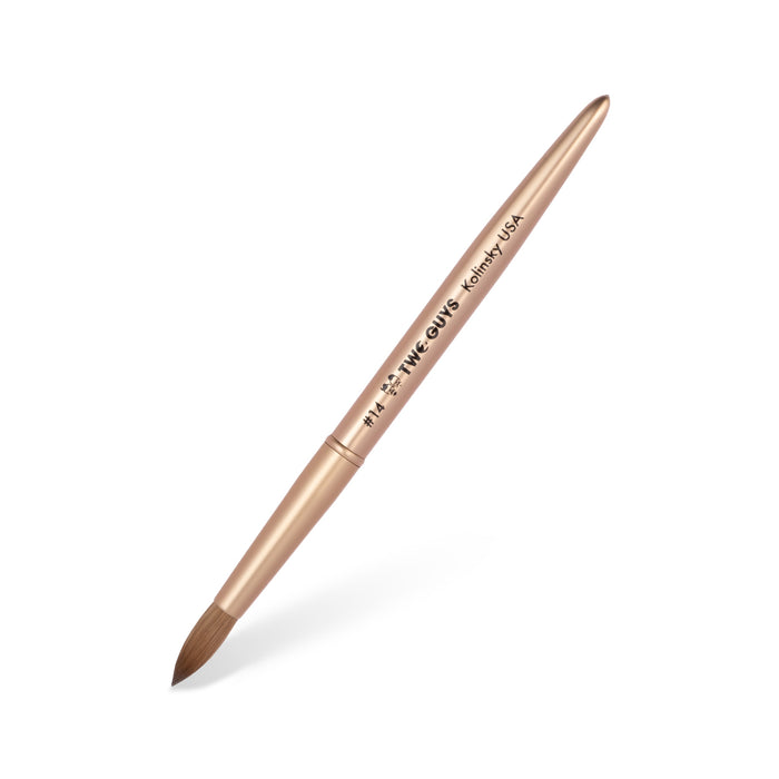 Kolinsky Brush - Size 14 (Gold)