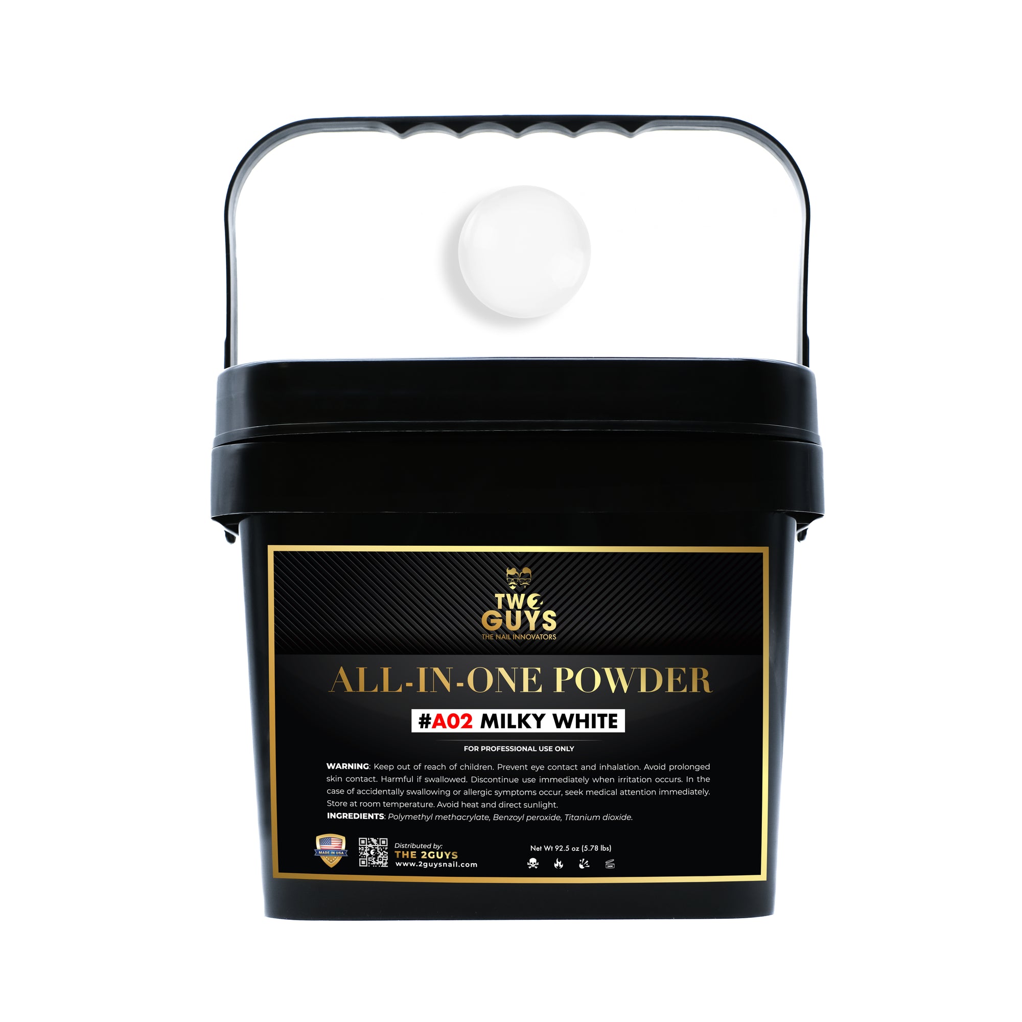 A02 Milky White - 1 gallon (92.5oz / 5.78lbs)