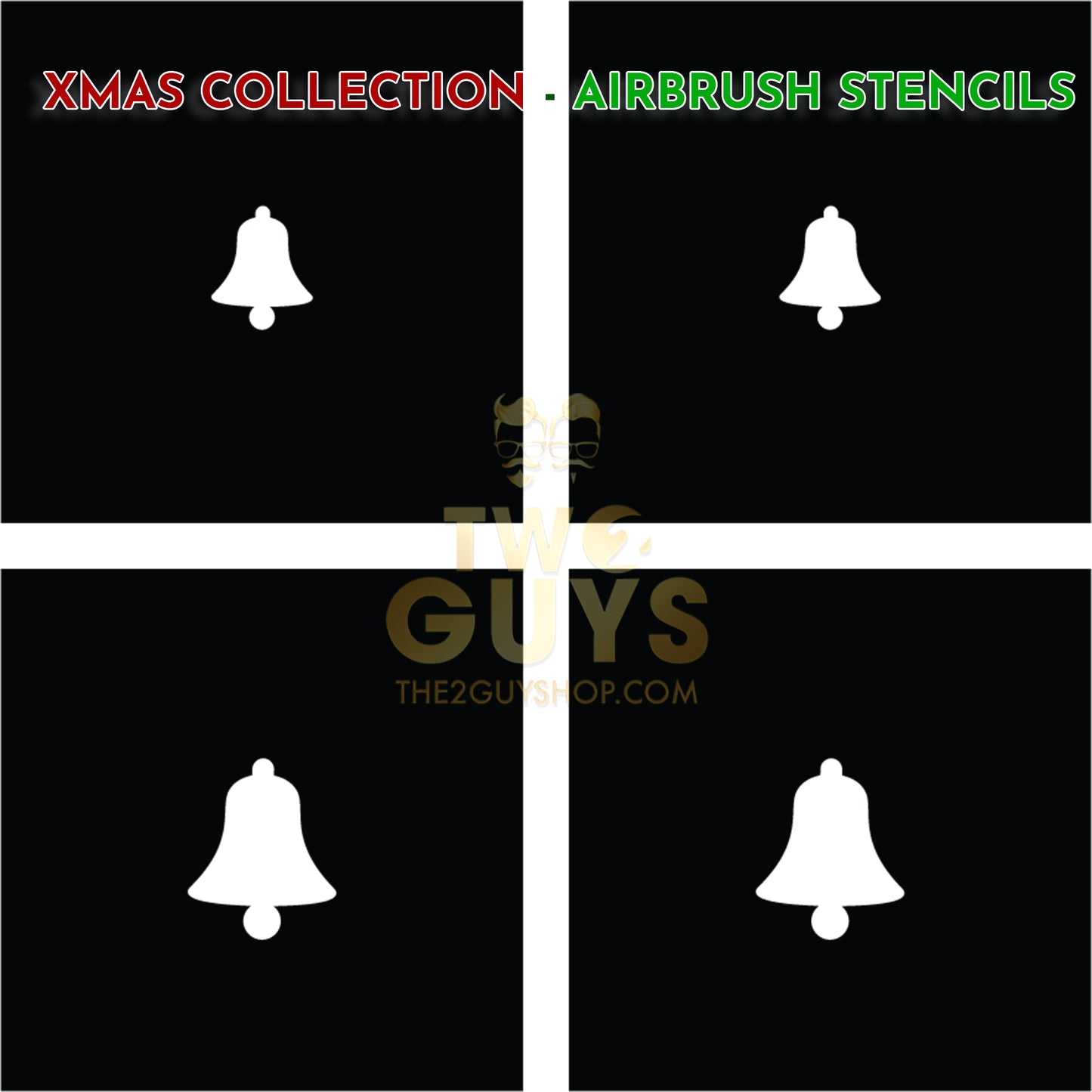 Xmas Collection - Airbrush Stencils (10 styles)