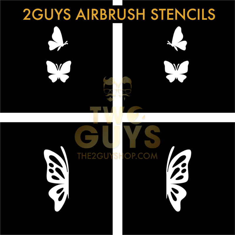 Plantillas para aerógrafo Butterfly 2
