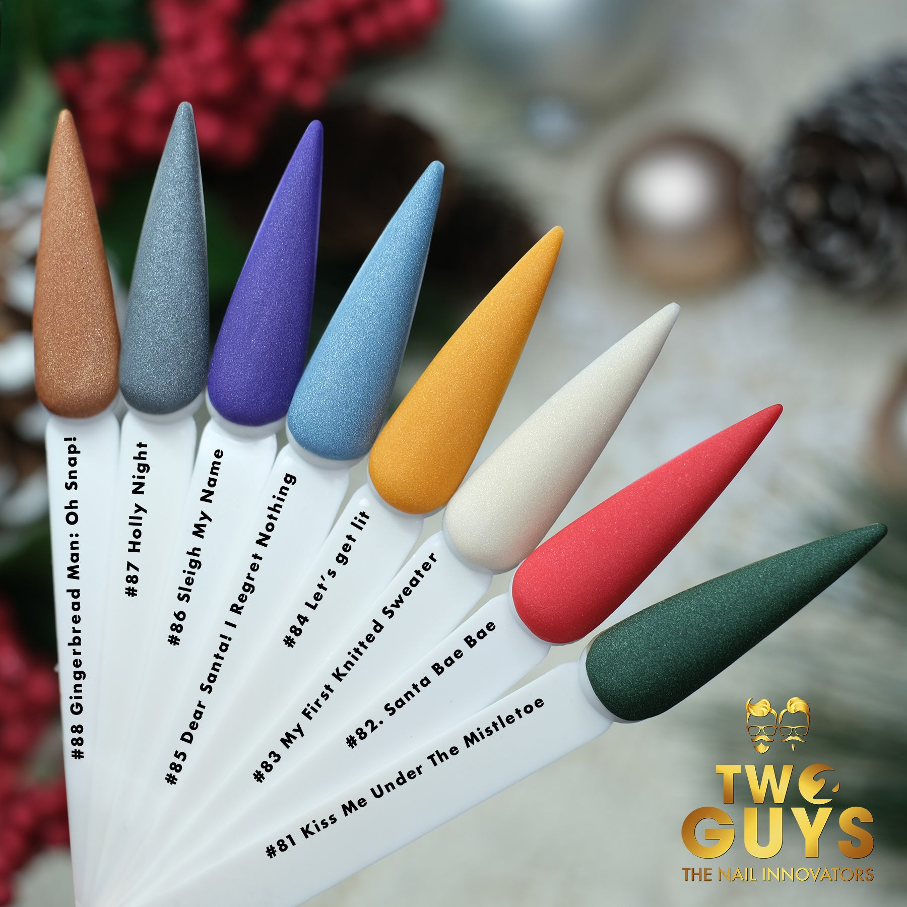 JOY - LOVE - PEACE Collection #81-#88 - 2Guys Acrylic Powder