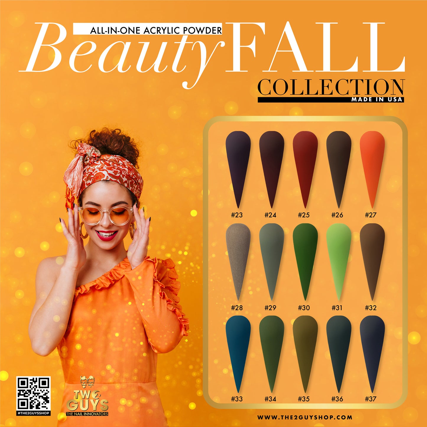 BeautyFALL Collection #23-#37 - 2Guys Acrylic Powder