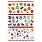 Halloween Stickers Set (11 designs)