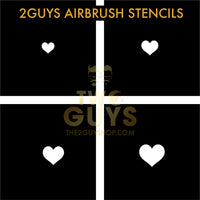 2GUYS Airbrush Stencils Collection (20 styles)