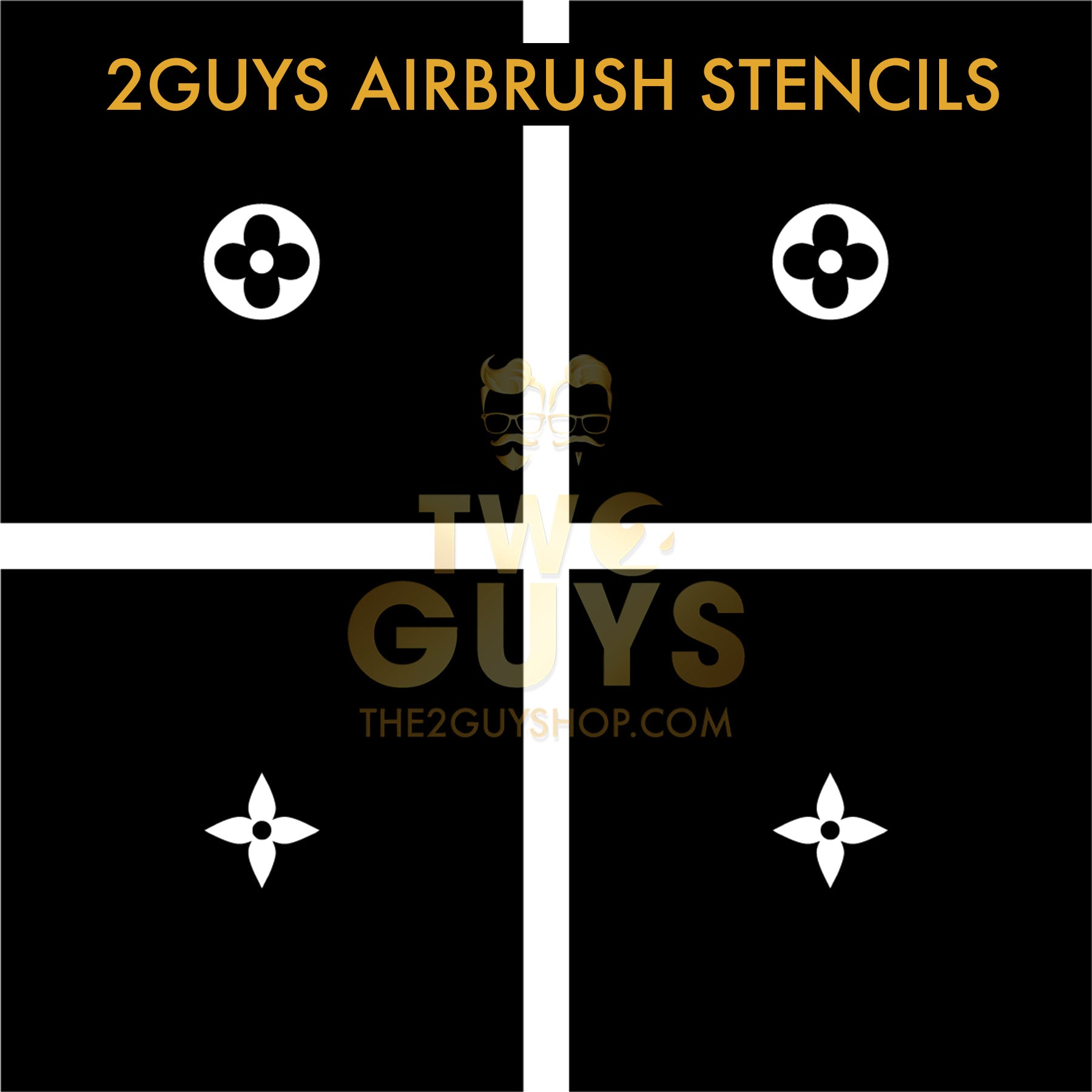 Monogram Airbrush Stencils