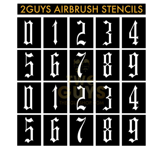 Starlit Airbrush Stencils – 2GUYS NAIL