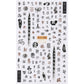 Oriental Character Nail Stickers Set (10 designs)