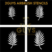 Palm Leave 1 Airbrush Stencils